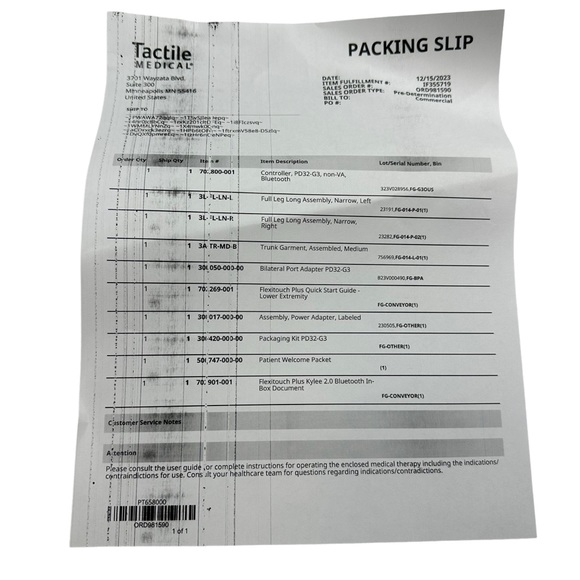 NEW - Tactile FlexiTouch Plus System, Controller, 2 Leg, 1 Trunk PD32-G3 - Picture 5 of 16